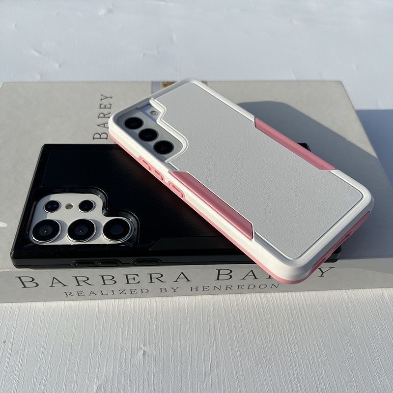 2 IN 1 เคสโทรศัพท์มือถือ ซิลิโคนหนา กันกระแทก สําหรับ Samsung A55 A05S A14 A15 A54 S24 S23 S22 S21 S20 FE Ultra S10 Plus A12 A13 A32 A33 A34 A51 A52S A53 A71 A72 A73 A24