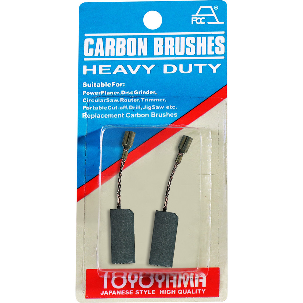 แปรงถ่านTOYOYAMA สำหรับ BOSCH เครื่องสกัดคอนกรีต รุ่น GBH10DC ขนาด 5x8x19.2mm. ของแท้ 100% (ชุด:กล่อ