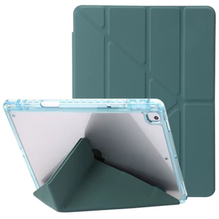 เคสสำหรับไอแพด แกนY ใช้กับiPad Gen 7/8/9 10.2 Air4/5 10.9/10.5 Air1/2/3 9.7 Gen10 Pro 11 2024 หลังโปร่งใส มีช่องใส่ปากกา