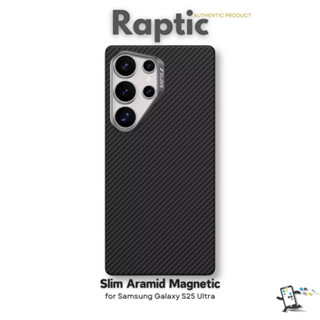 Raptic Slim Aramid Magnetic เคสสำหรับ Samsung Galaxy S25 Ult…