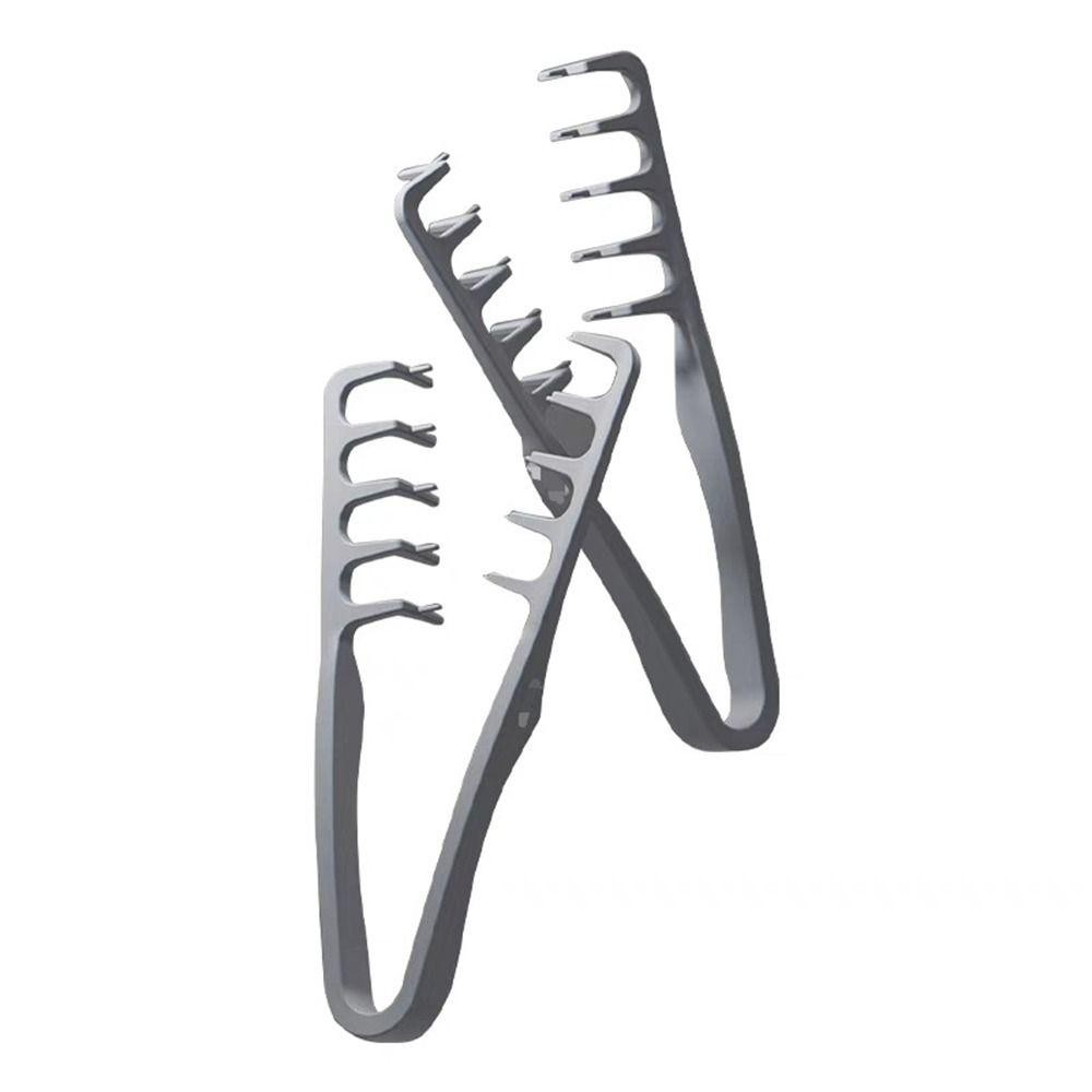 ฉันเสียใจ จัดแต่งทรงผมปุยรากหวีทําความสะอาดง่ายน้ําหนักเบาหวีผมของขวัญสร้างสรรค์เครื่องมือดูแลเส้นผมแบบพกพาร้านจัดแต่งทรงผมหวี - รูปที่ 6