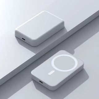แบตสำรองไร้สาย พาวเวอร์แบงค์ไร้สาย Powerbank 10,000mAh แม่เหล็ก 15W PD20W