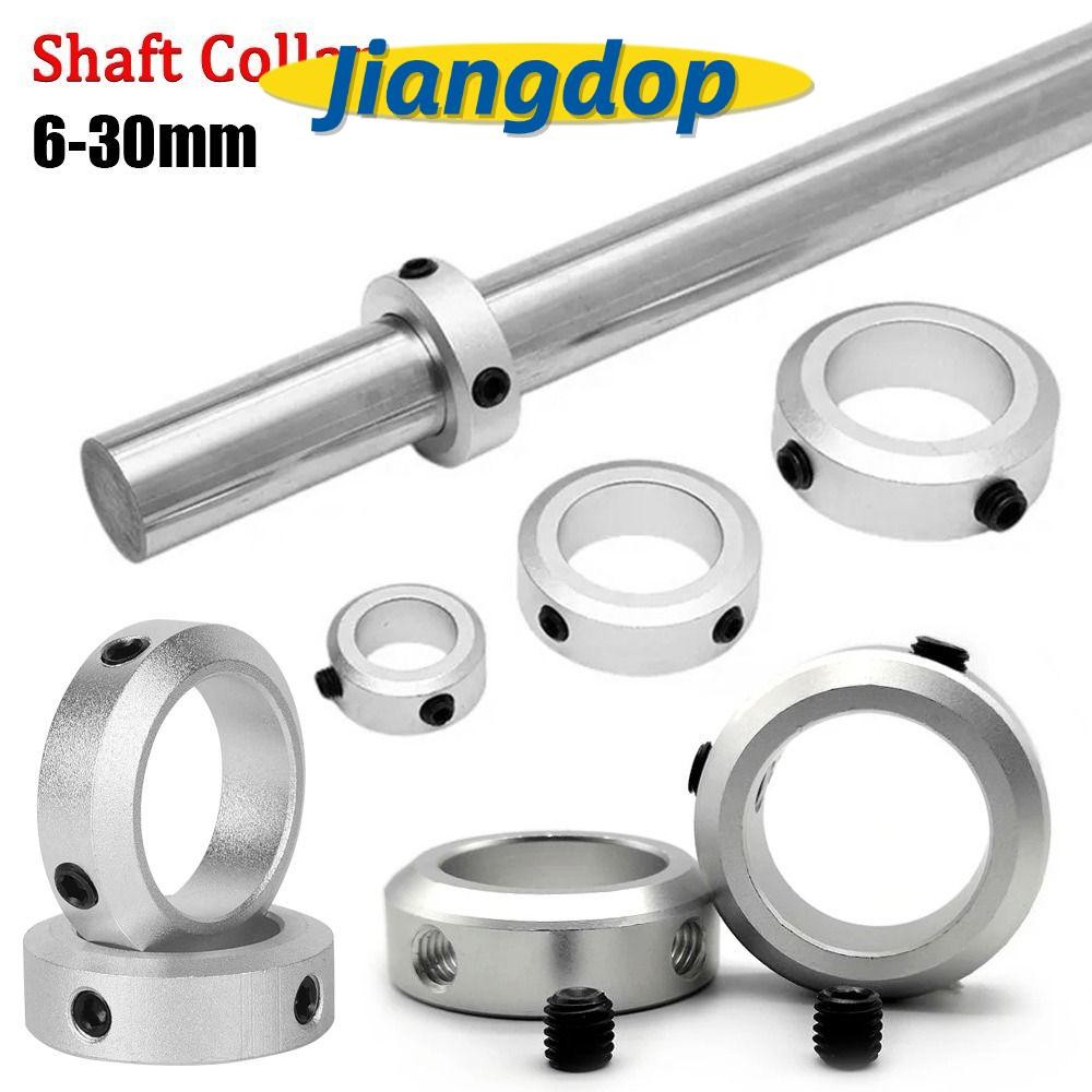 Jiang 1 ชิ้นเพลาปลอกคอ, ประเภทสกรูหยุด 6-30 มิลลิเมตรเส้นผ่านศูนย์กลางคงที่ล็อคจํากัดแหวน, ทนทาน Retainer Locator สกรูอลูมิเนียมอัลลอยด์แหวนยึด