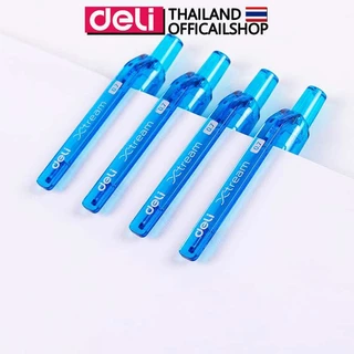 ปากกาลูกลื่น Deli รุ่น EQ21 หมึกน้ำเงิน ด้ามจับนุ่ม เขียนลื่น ขนาดเส้น 0.7mm (จำหน่าย 1 ด้าม)