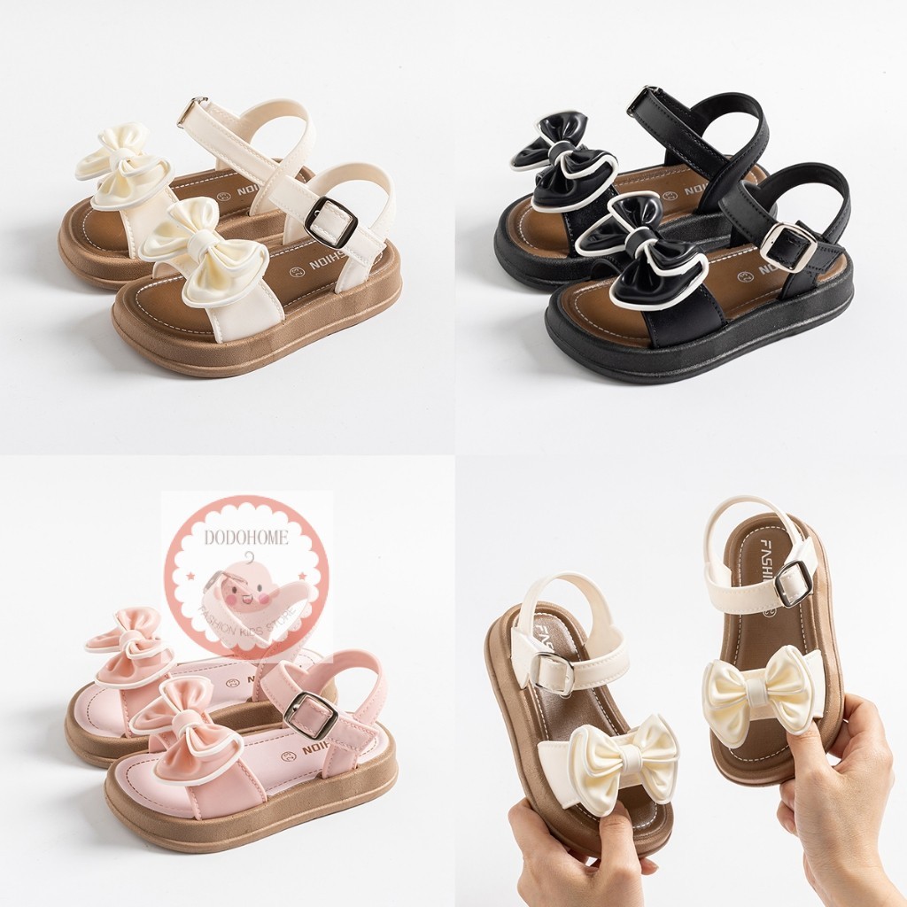 พร้อมส่ง รองเท้าเด็กผู้หญิง รองเท้าเด็ก ติดโบว์ แฟชั่นแนวเจ้าหญิงๆ สำหรับเด็กอายุ1-4ปี