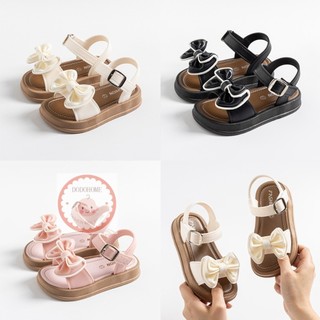 พร้อมส่ง รองเท้าเด็กผู้หญิง รองเท้าเด็ก ติดโบว์ แฟชั่นแนวเจ้าหญิงๆ สำหรับเด็กอายุ1-4ปี