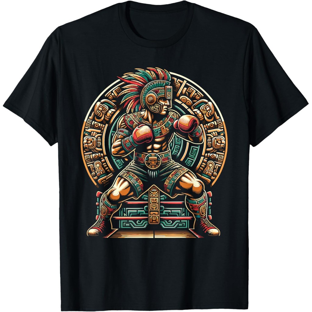 เสื้อยืดผ้าฝ้ายผู้ชาย Boxing Mexico T-Shirt