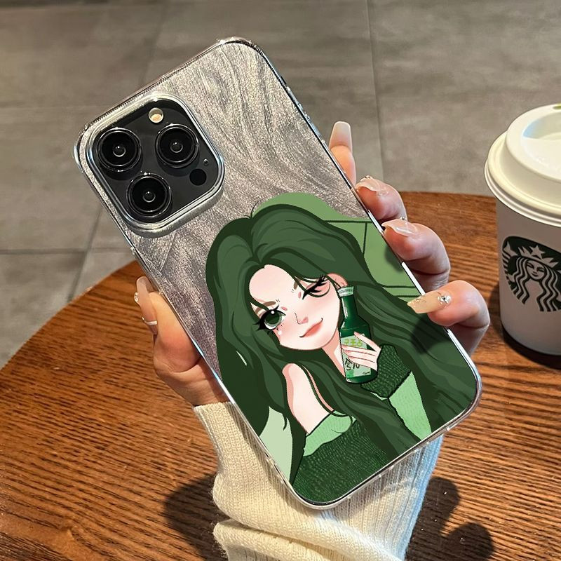 🎬เคสไอโฟน iPhone 16 ที่รองรับ เคส iPhone 16 PRO 15 PRO 11 12 14 PRO MAX 13 PRO MAX X XRโปร่งใสและป้อ