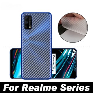 ฟิล์มกันรอยหน้าจอ คาร์บอนไฟเบอร์ 3D แบบใส สําหรับ Realme 11 10 9i 9 Pro Plus Realme C55 C53 C51 C35 C33 C31 C30 C30S