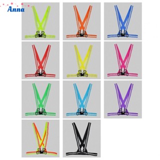 【Anna】Vest High Visibility Multicolor Polyester Fiber Reflective Strap Safety