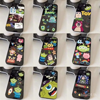 เคสป้องกันโทรศัพท์มือถือ แบบนิ่ม ลาย Toy Story สีดํา สําหรับ iPhone 14PROMAX 11 12mini 678plus 13 x xr xsmax