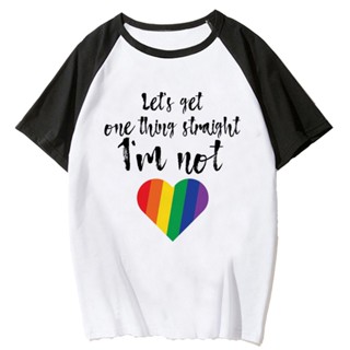 Lgbt เสื้อยืด ลายการ์ตูนอนิเมะ มังงะตลก Y2K แนวสตรีท สําหรับผู้หญิง