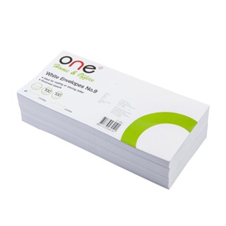 ซองขาวฝาแหลม  ONE #9/100G/P100