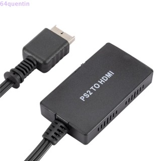 Quentin อะแดปเตอร์แปลงสัญญาณ PS2 เป็น HDMI อินพุต PS2 Ypbpr PS2 เป็น HDMI ไม่ต้องขับเคลื่อนวิดีโอ สําหรับ HD TV HD TV โปรเจคเตอร์