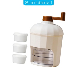 [Sunnimix1] เครื่องบดน้ําแข็ง ทรงกรวยหิมะ แบบพกพา สําหรับเด็ก และผู้ใหญ่ ใช้ในบ้าน ปาร์ตี้ คาเฟ่