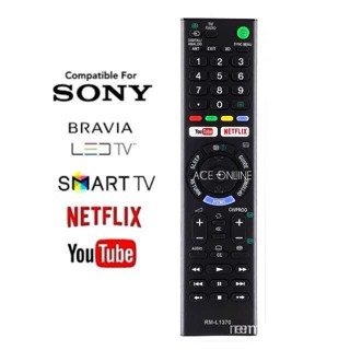 Sony รีโมตคอนโทรลสมาร์ททีวี LCD RM 1370 พร้อม youtubenetflix สําหรับ rmt-tx300p rmt-tx300e rmt-tx300b rmt-tx300 led