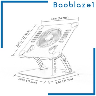 [Baoblaze1] ขาตั้งแล็ปท็อป พร้อมพัดลมระบายความร้อน ปรับมุมได้ กันลื่น เสียงเงียบ สําหรับ PC โน้ตบุ๊ก สํานักงาน