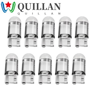 Quillan หลอดไฟ LED 3000K 6000K สีขาว สีเขียว สีแดง สําหรับรถยนต์ W5W 194 T10