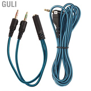 Guli Headset Cord  Clear  Headphone Cable Blue 78.7in Stylish Mute Switch for Arctis 3 Pro