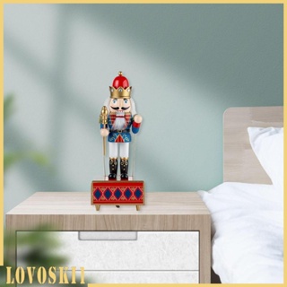 [Lovoski1] กล่องดนตรีไม้ รูปแครกเกอร์ เพ้นท์มือ สําหรับเก็บสะสม ตกแต่งบ้าน