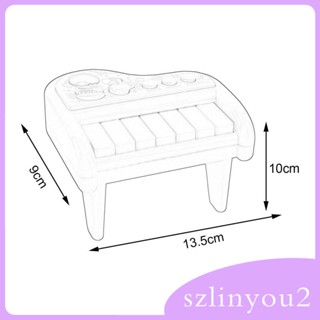 [szlinyou2] ของเล่นเครื่องดนตรี พร้อมเสียง มีไฟ สําหรับเด็กผู้ชาย และเด็กผู้หญิง