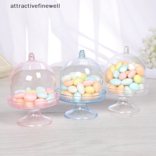 [attractivefinewell] กล่องพลาสติกใส สําหรับใส่ขนมหวาน ลูกอม DIY TIV