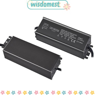 Wisdomest หม้อแปลงหลอดไฟ LED 50W กันน้ํา 1500mA AC 85-265V เป็น DC24-36V