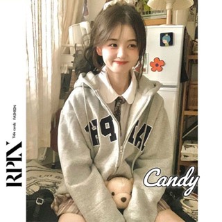 Candy Kids  เสื้อผ้าผู้ญิง แขนยาว เสื้อฮู้ด คลุมหญิง สไตล์เกาหลี แฟชั่น  สไตล์เกาหลี ins สวยงาม ทันสมัย WWY23900HV 36Z230909