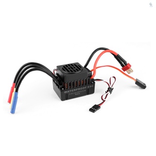 Goolrc ตัวควบคุมความเร็วไฟฟ้า 60A ESC กันน้ํา พร้อม 5.5V 3A BEC สําหรับรถบังคับ 1/10