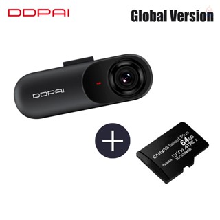 กล้องบันทึกวิดีโอ DDPAI mola N3 เวอร์ชั่นสากล พร้อมวิสัยทัศน์กลางคืน 1600P Wi-Fi G-Sensor WDR สําหรับจอดรถยนต์