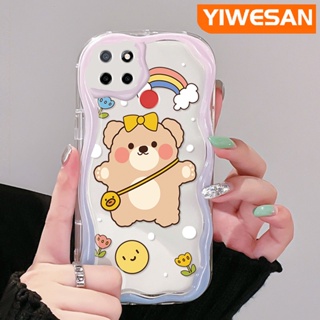 เคสโทรศัพท์มือถือ ซิลิโคนนิ่ม ใส กันกระแทก ลายการ์ตูนหมีน่ารัก สร้างสรรค์ สําหรับ Realme C12 C15 C21 C25 C25s Narzo 20 Narzo 30A Narzo 50A