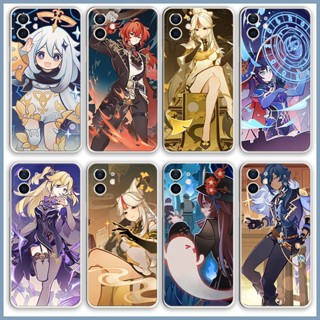 เคสโทรศัพท์มือถือ ลาย Genshin Impact Seven Saints Summoning Card Yae Miko Keqing สําหรับทุกรุ่น WTKT