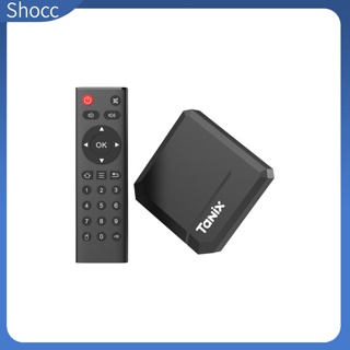 Shocc TX2 กล่องรับสัญญาณทีวี Android 12.0 2GB RAM 16GB ROM Allwinner H618 64 Bit Quad-Core 2.4G WiFi 4K HD Smart Set Top Box