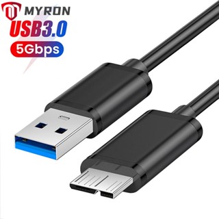 Myron สายชาร์จ USB 3.0 เป็น Micro B 5Gbps ความเร็วสูง สําหรับ Note 3 S5