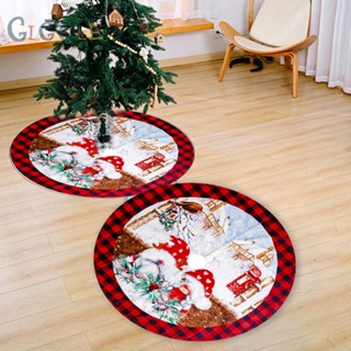 ⭐NEW ⭐Elegant Red and Black Plaid Tree Skirt Enhance the Holiday Spirit in Any Setting