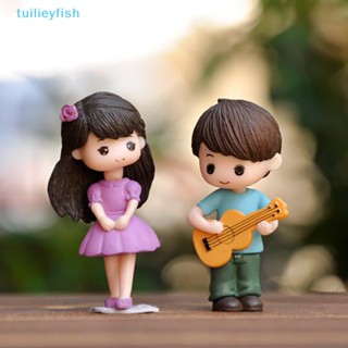 【tuilieyfish】ฟิกเกอร์คู่รักกีตาร์ ขนาดเล็ก สร้างสรรค์ สําหรับเด็กผู้หญิง และผู้ชาย 2 ชิ้น【IH】