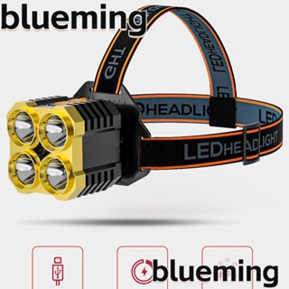 Blueming2 ไฟฉายสวมศีรษะ LED อเนกประสงค์ ชาร์จไฟได้ สําหรับตกปลา เดินป่า ขี่จักรยาน