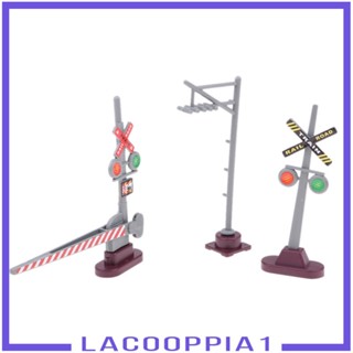 [Lacooppia1] โมเดลป้ายจราจร DIY ของเล่นสําหรับเด็ก 8 ชิ้น ต่อชุด