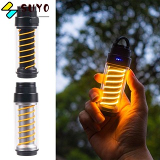 Suyo ไฟฉาย LED คุณภาพสูง อุปกรณ์ตั้งแคมป์เต็นท์ ชาร์จเร็ว โคมไฟตั้งแคมป์