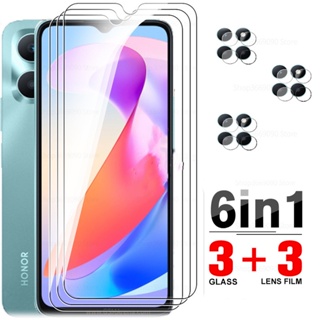 6in1 ฟิล์มกระจกนิรภัยกันรอยหน้าจอ สําหรับ HonorX6a Xonor X6a X 6a 6 X6 a HonorX6a