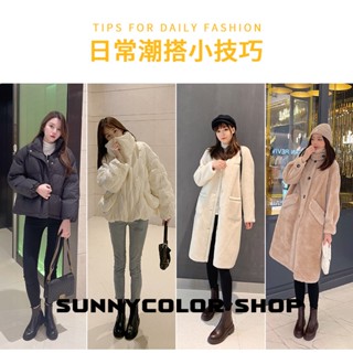 SUNNYCOLOR แฟชั่นรองเท้า บูท รองเท้าบูทยาว ไซส์ใหญ่ รองเท้า boots เกี่ยวกับการเคลื่อนไหว บุนวมนุ่ม ยืดหยุ่น จับคู่ง่าย FBL239039I36Z230909