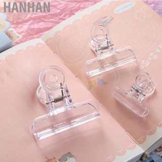 Hanhan Clear Plastic Clips Clamps Multi Purpose  Snack Sealing  Long Tail