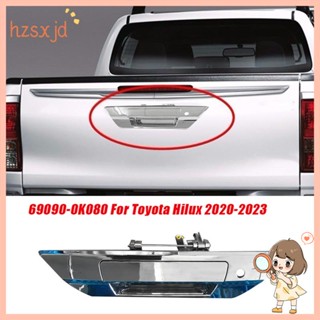 ขอบมือจับประตูท้ายรถยนต์ โครเมี่ยม 69090-0K080 สําหรับ Toyota Hilux 2015-2022 690900K080 อุปกรณ์อะไหล่รถยนต์