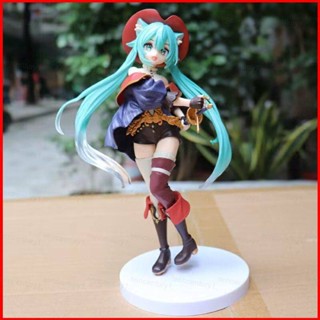 Ys โมเดลฟิกเกอร์ Wonderland Hatsune Miku Cat in Boots ของเล่นสําหรับเด็ก ตกแต่งบ้าน เก็บสะสม ของขวัญ