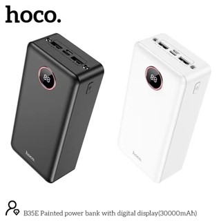 แท้100% ส่งไว รับประกัน1ปีเต็ม! Hoco B35E พาวเวอร์แบงค์ 30000mah พร้อมจอแสดงผลดิจิตอล LED ชาร์จเร็ว ของแท้ มี มอก.