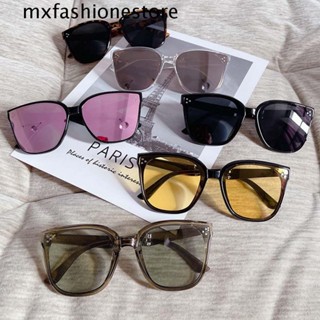 Mxfashione แว่นกันแดดแฟชั่น กรอบใหญ่ ป้องกันรังสียูวี พับได้ สําหรับผู้หญิง