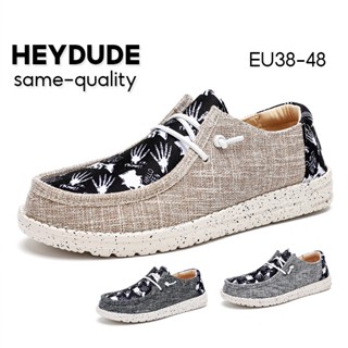 Heydude รองเท้าผ้าใบ ลําลอง สําหรับผู้ชาย ขนาดพลัส eu38-48