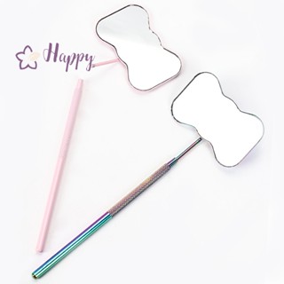 &lt;Happybay&gt; ขนตาปลอม สเตนเลส ทรงวงรี ป้องกันหมอก สําหรับตกแต่งเล็บ ขายส่ง