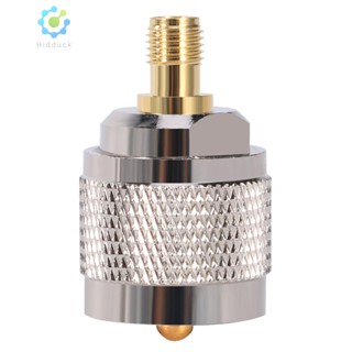 - Pl259 UHF-J Male to SMA-K Female อะแดปเตอร์เสาอากาศวิทยุ RF Coax [Hidduck.th]