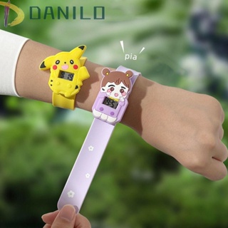 Danilo นาฬิกาข้อมืออิเล็กทรอนิกส์ ลายการ์ตูนไดโนเสาร์ ดาบพิฆาตอสูร ปรับได้ สําหรับเด็กผู้หญิง